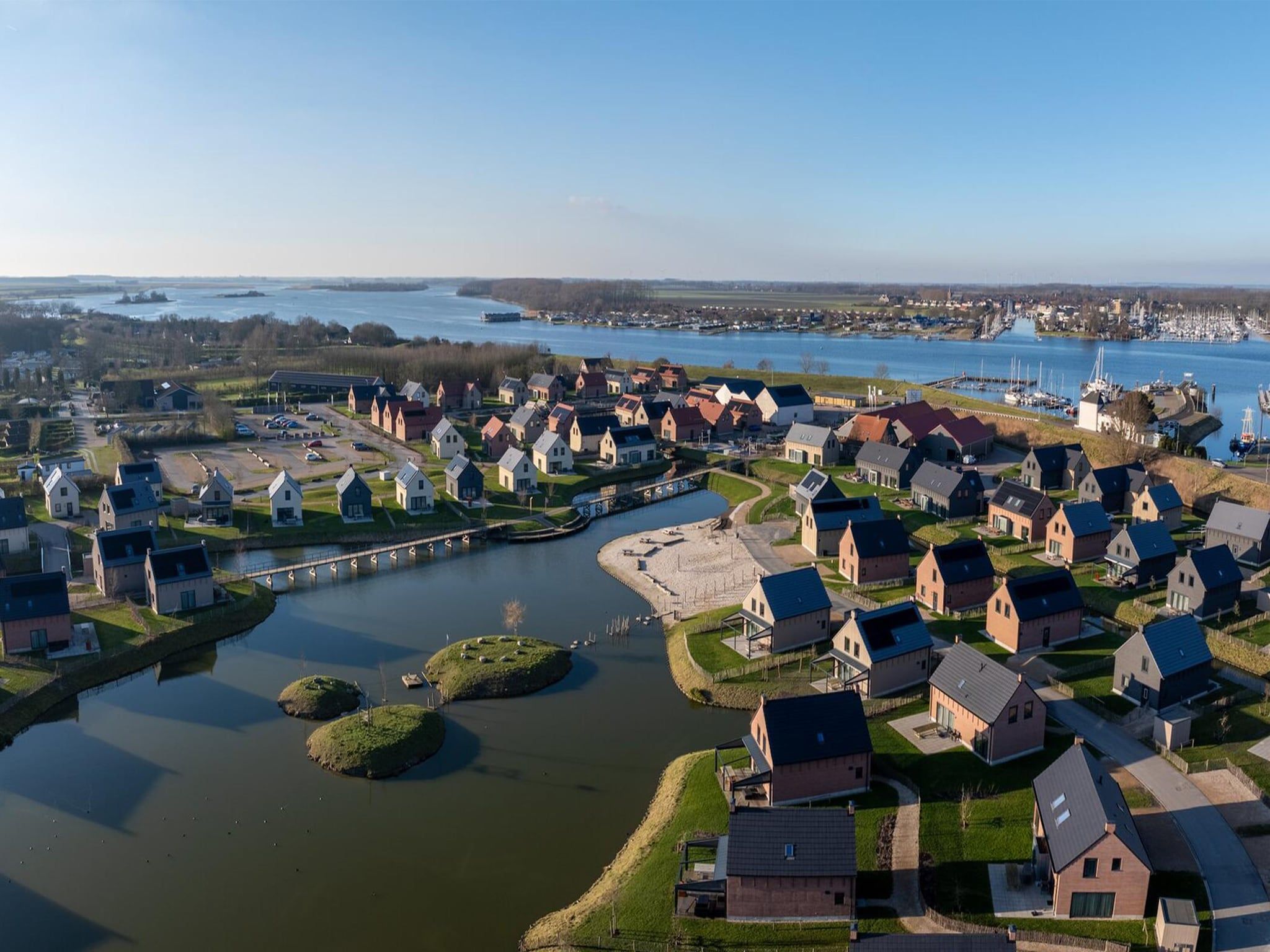 De omgeving van Park Veerse Kreek 6 in Wolphaartsdijk
