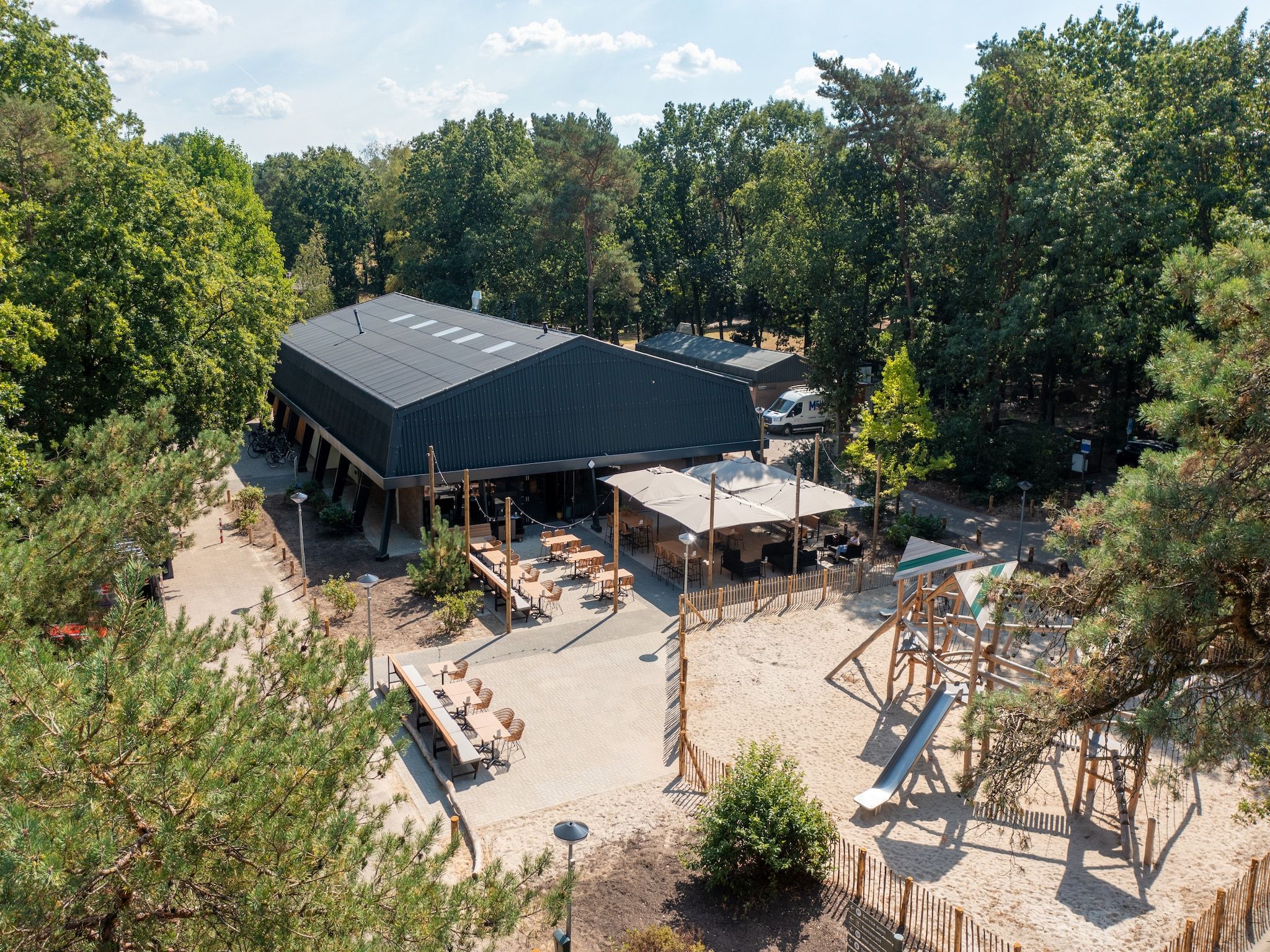 Parkfaciliteiten bij Park De Peel 1 in Vlierden