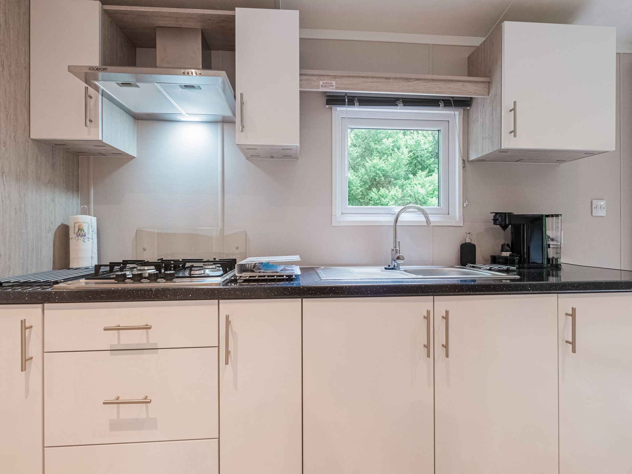 De keuken van Chalet in Vledder in Vledder