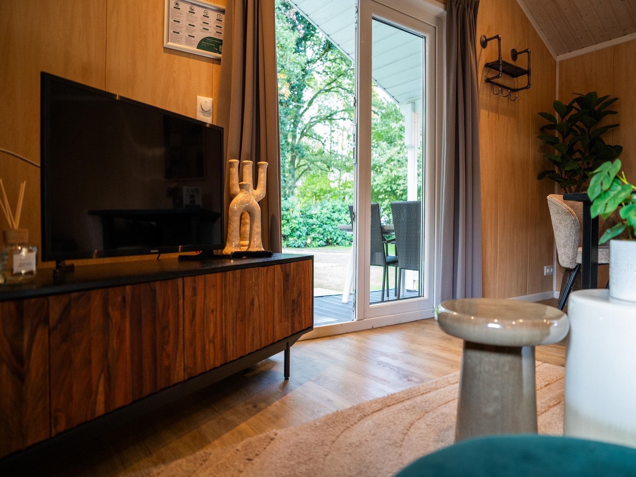 De woonkamer van Vakantiepark Latour 2 in Oirschot