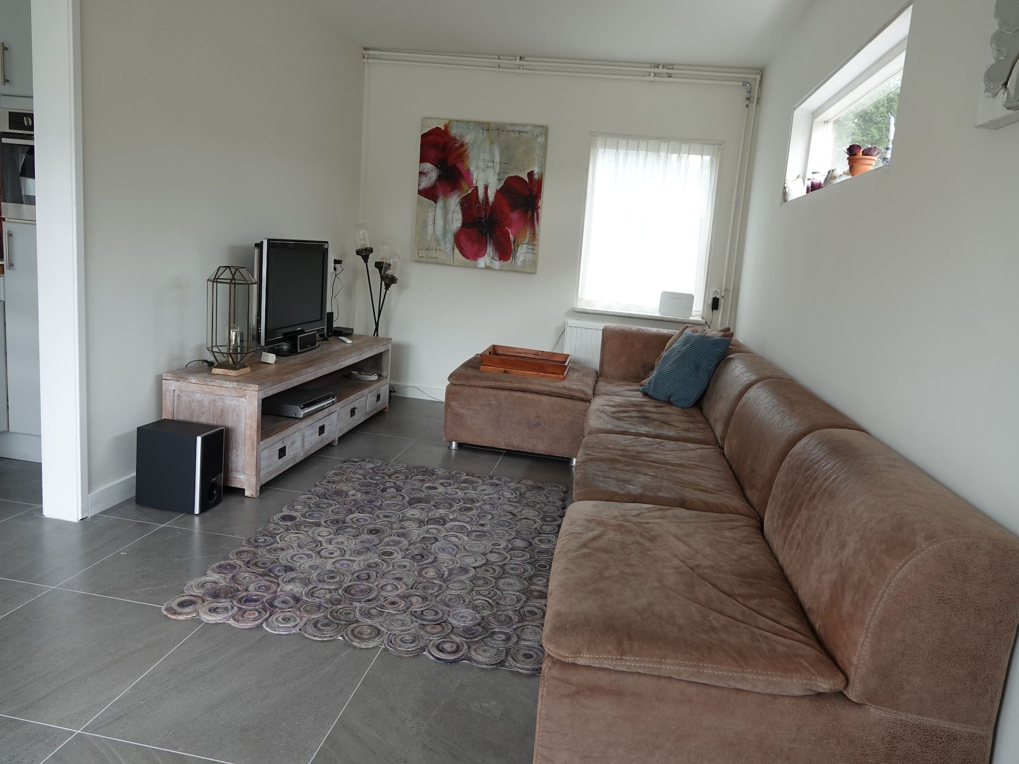 De woonkamer van Relaxing Summer in Noordwijkerhout