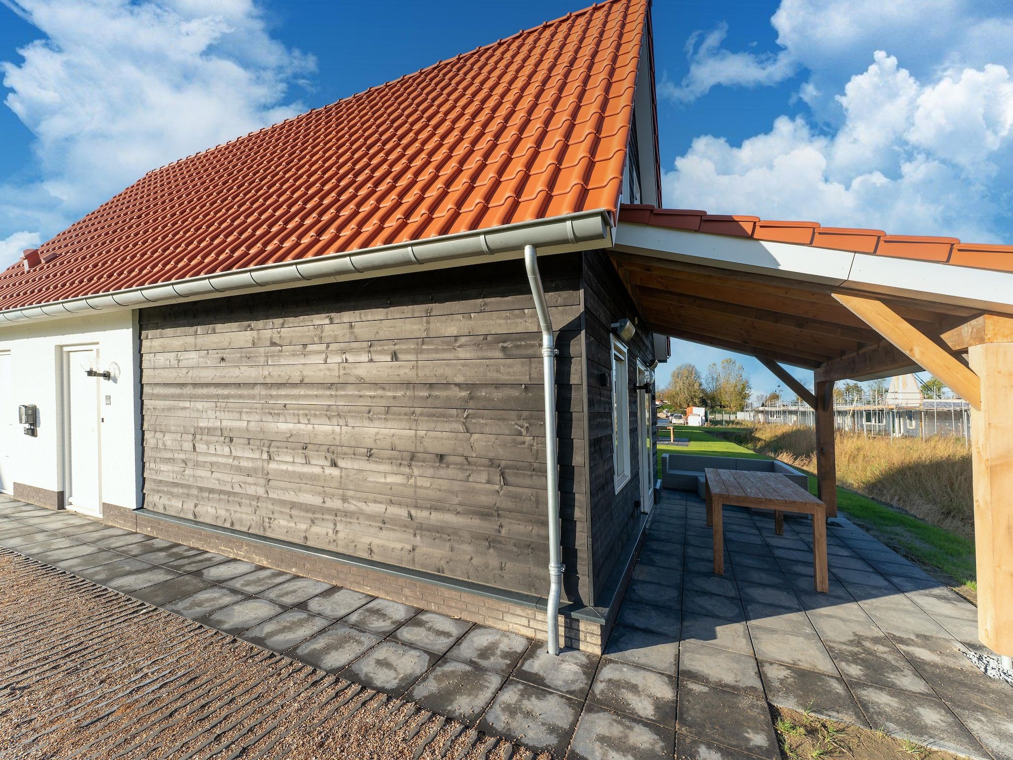 Het terras van De Merel Huis  Nr 44 in Scherpenisse