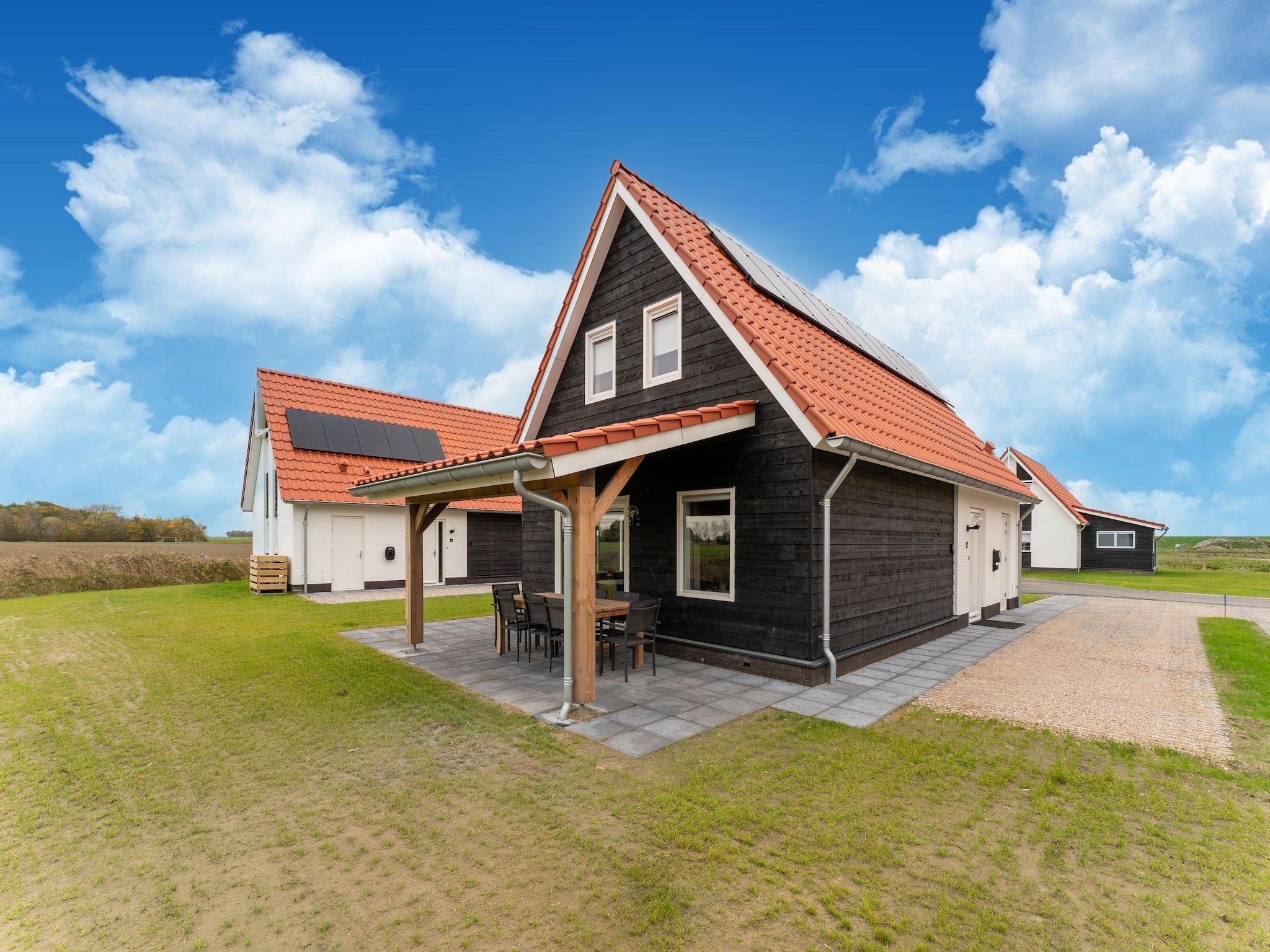De buitenkant van De Reiger Huis Nr 46 in Scherpenisse