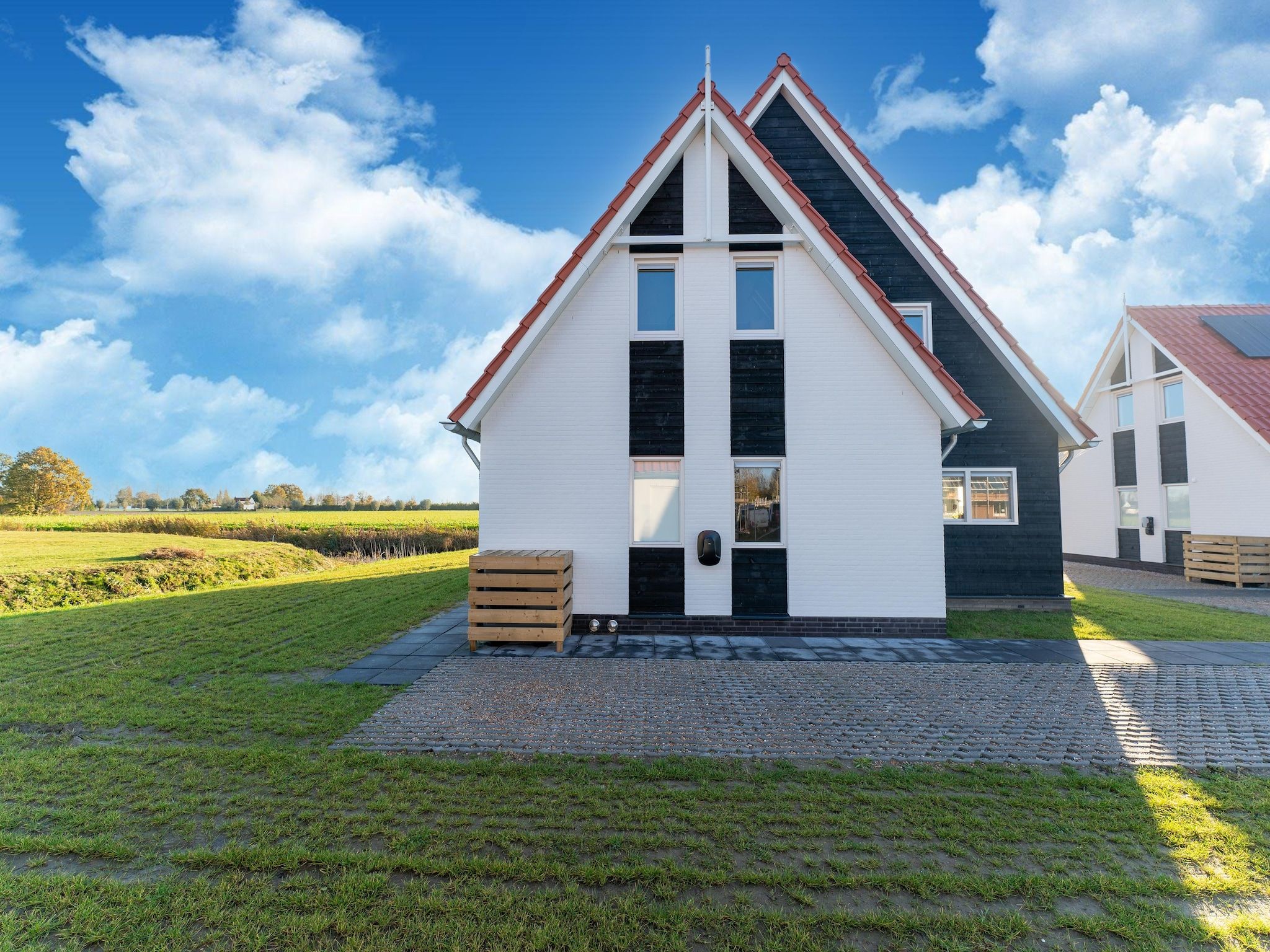 De buitenkant van De Roodborst Huis Nr 31 in Scherpenisse