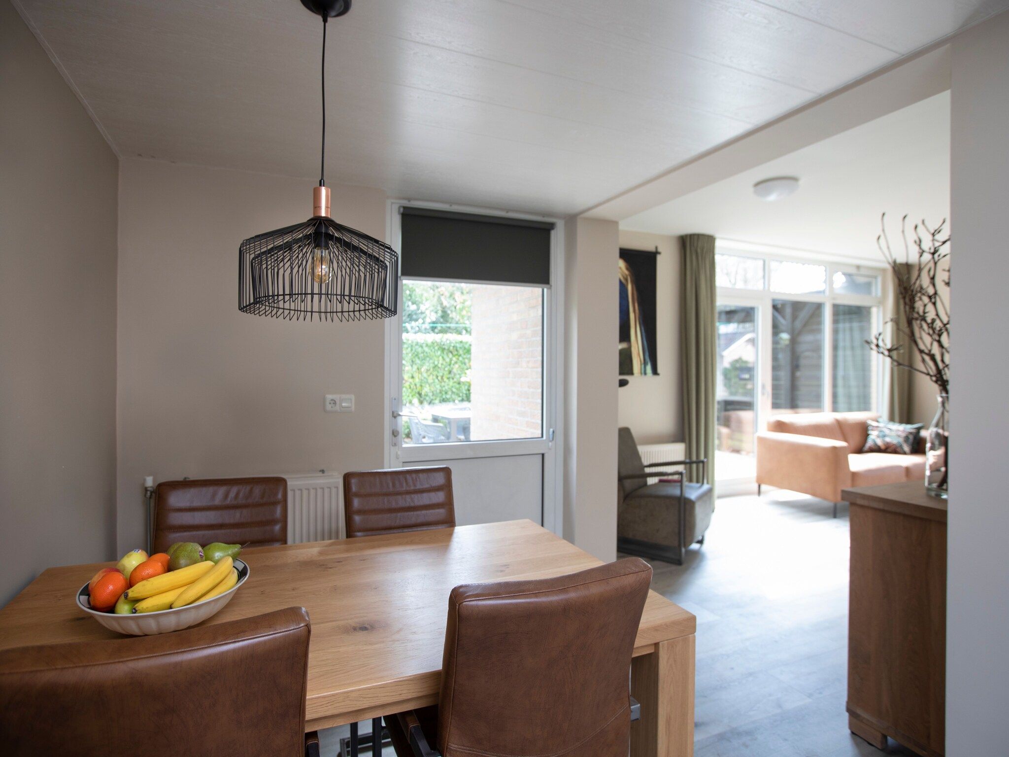 De eetkamer van Vakantie bij Meeussen - Schuttersoord 3 in Mook