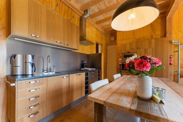 Keuken - Huisje in Dwingelderveld met Uitzicht in Beilen (4)