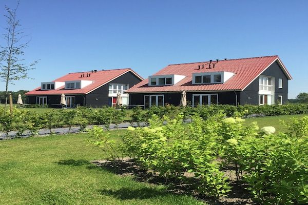 Buitenkant - Luxe villa met gedeeld zwembad in Paasloo (1)