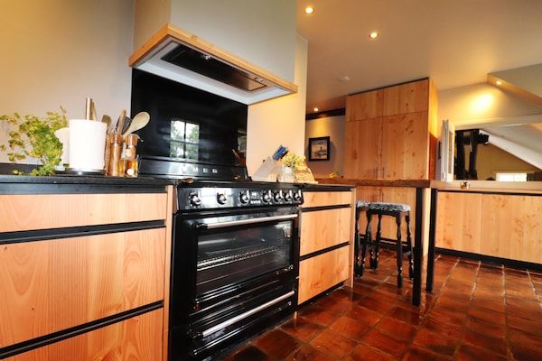 Keuken - Villa in Ommen met privévijver in Rheezerveen (3)