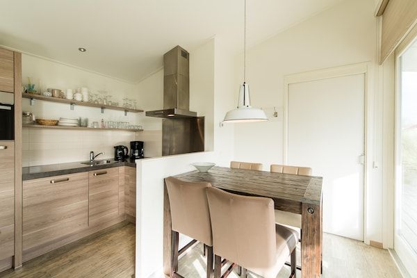 Keuken - Comfort Lodge in Boomhiemke in Hollum-Ameland (2)