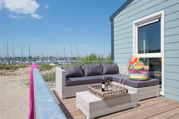 Terras - Strandhuis in Nederland met Uitzicht op Zee in Kamperland (5)