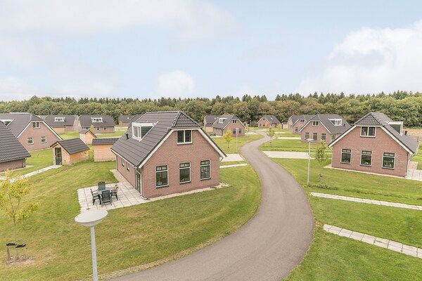Buitenkant - Villa nabij bospaden in Hollandscheveld (5)