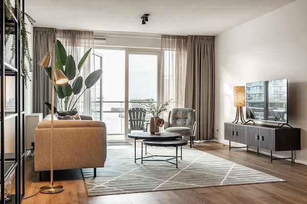 Woonkamer - Luxe appartement, Scheveningen in Scheveningen (2)