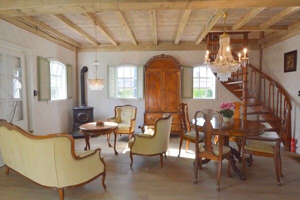 Woonkamer - Gezellig vakantiehuis in Volkel met sauna in Volkel (2)