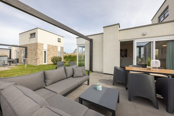 Tuin - Moderne lodge vlakbij het strand in Callantsoog (5)