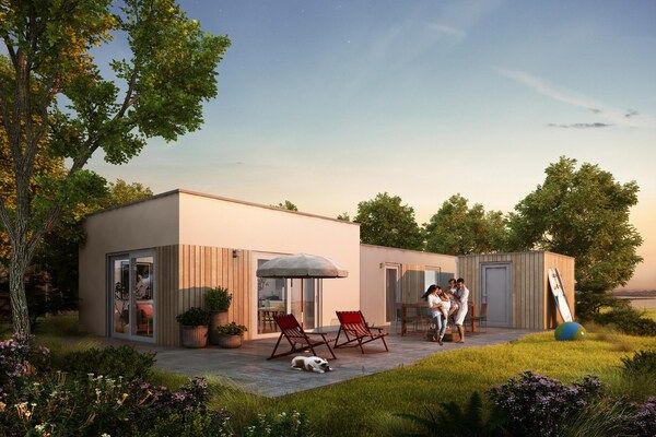 Buitenkant - Gezellig Chalet Vlakbij Breskens Zee in Breskens (1)