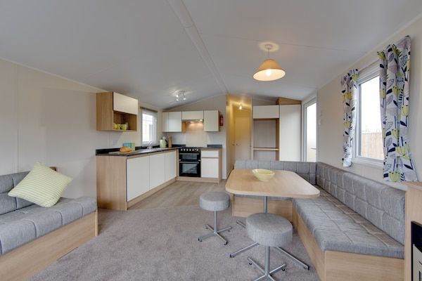 Woonkamer - Comfortabel chalet in Borger in Borger (2)