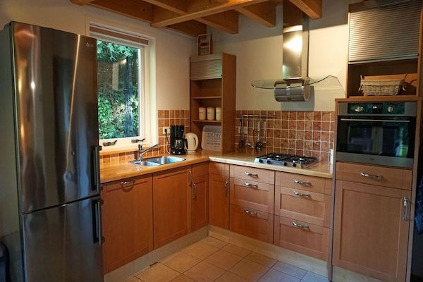 Keuken - Terrasappartement met weelderige tuin in Epe (4)