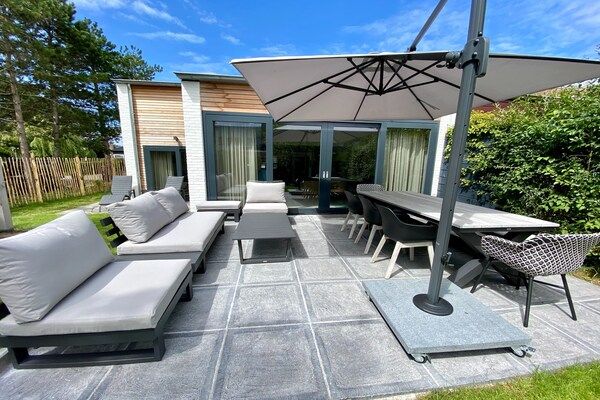 Terras - Vakantiehuis Nieuwvliet bij Strand in Nieuwvlietbad (3)