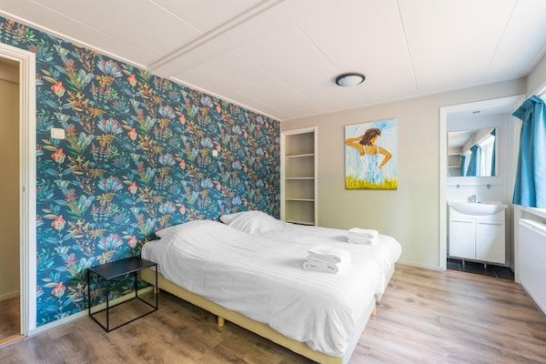 Slaapkamer - Vakantiehuis in Gelderland bij Den Bramel in Lochem (5)