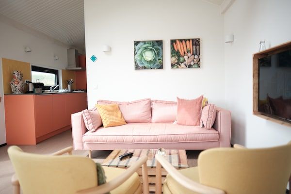 Woonkamer - Lodge in Callantsoog bij Noordzeestrand in Callantsoog (2)