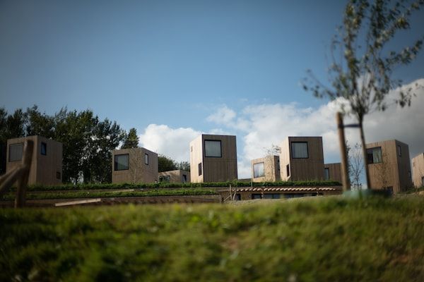Buitenkant - Bijzondere lodge met geweldig uitzicht in Gulpen in Gulpen (5)