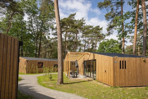 Buitenkant - Chalet nabij Eindhoven in groene omgeving in Mierlo (1)