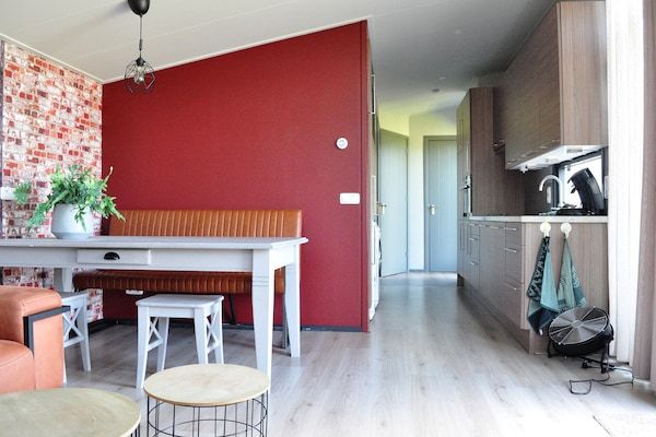 Keuken - Rustig chalet dichtbij Norg in Haulerwijk (3)