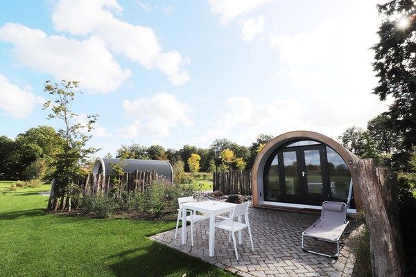 Buitenkant - Rustige wellnesslodge in Drenthe in Drenthe (1)
