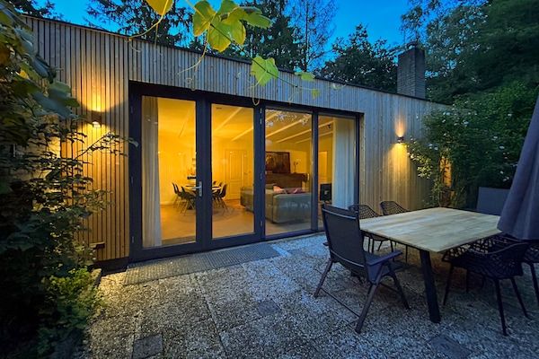 Terras - Vakantiehuis in Zelhem met Bos en Hottub in Zelhem (5)