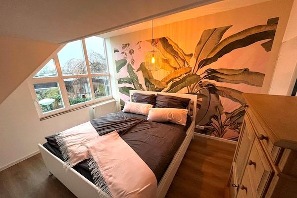 Slaapkamer - Vakantiehuis Noordwijkerhout bij Zee in Noordwijkerhout (3)