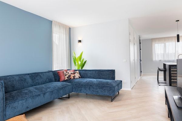 Woonkamer - Vakantiehuis bij Noordzeestrand Nieuwvliet-Bad in Nieuwvliet (3)