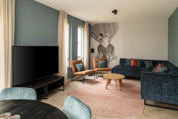 Woonkamer - Vakantiehuis bij Noordzeestrand in Nieuwvliet (3)