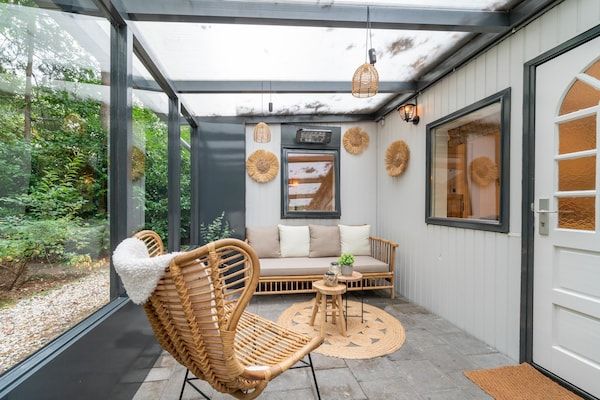 Terras - Vakantiehuis in Gelderland bij bosgebied in Gelderland (5)
