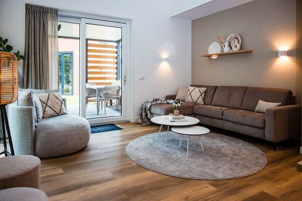 Woonkamer - Vakantiehuis in Veluwe bij natuurpaden in Voorthuizen (2)
