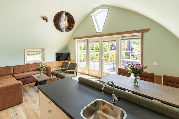 Keuken - Vakantiehuis in bos nabij Assen in Baars (5)