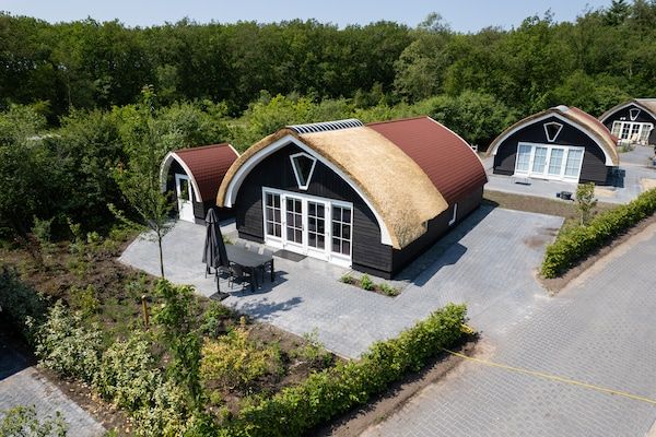 Buitenkant - Vakantiehuis in bos nabij Assen in Baars (1)