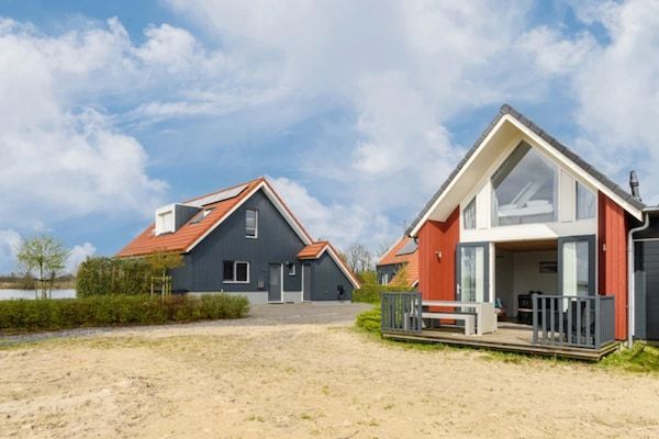Uitzicht - Vakantiehuis met tuin nabij Tjeukermeer in Langelille (1)