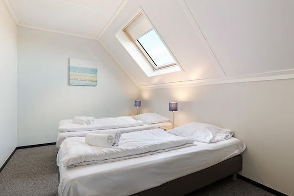 Slaapkamer - Vakantiehuis in Zeeland bij Noordzeestrand in Nieuwvliet (3)