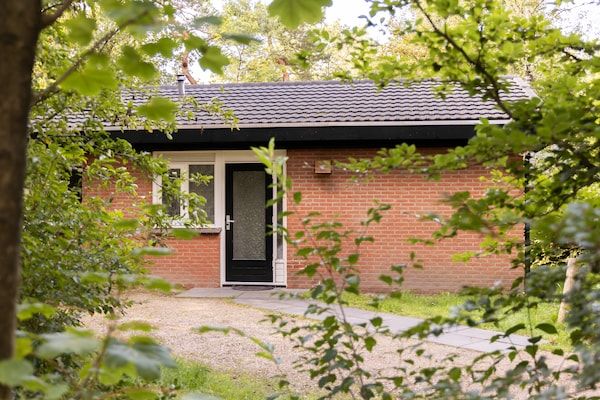 Buitenkant - Bosbungalow met zwembad in Putten (1)