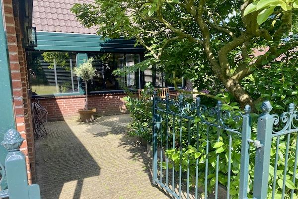 Terras - Familiehuis nabij meer, strand en duinen in Noordwijkerhout (3)