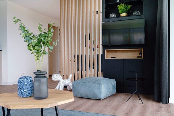 Woonkamer - Appartement in Breskens bij het Strand in Breskens (3)