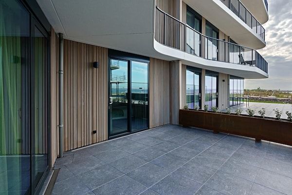 Buitenkant - Appartement in Breskens bij het Strand in Breskens (3)