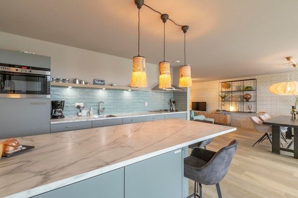 Keuken - Appartement in Groote Keeten bij Strand in Groote Keeten (4)