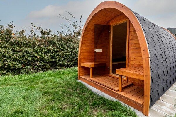 Terras - Schaelsbergerbosch - Open haard & Sauna in Bemelen (5)