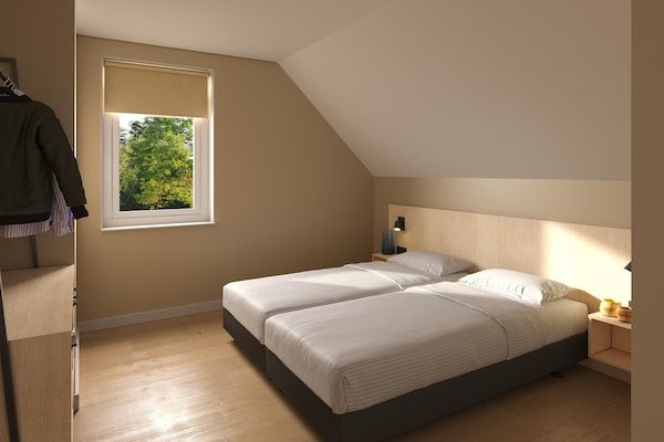 Slaapkamer - Vakantiehuis bij IJsselmeer Medemblik in PS Opperdoes (3)