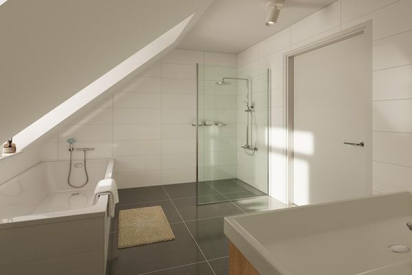 Badkamer - Vakantiehuis in Medemblik met eigen sauna in PS Opperdoes (5)