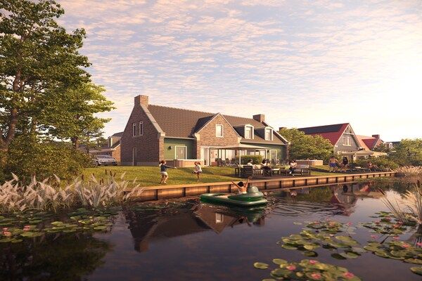 Buitenkant - Vakantiehuis in Medemblik met eigen sauna in PS Opperdoes (1)
