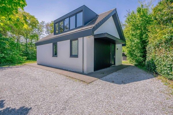 Buitenkant - Luxe 6 persoons vakantiehuis gelegen aan de rand van het bos in Den Burg (1)