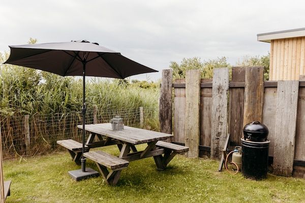 Terras - Uniek vakantiehuis in Callantsoog in Callantsoog (3)