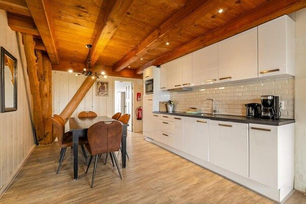 Keuken - Appartement Boerderij bij het strand in Schagen (4)